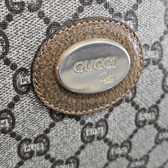 Vintage Gucci Plus GG Supreme Satchel Top Handle Bag 1980s - Picture 13 of 17